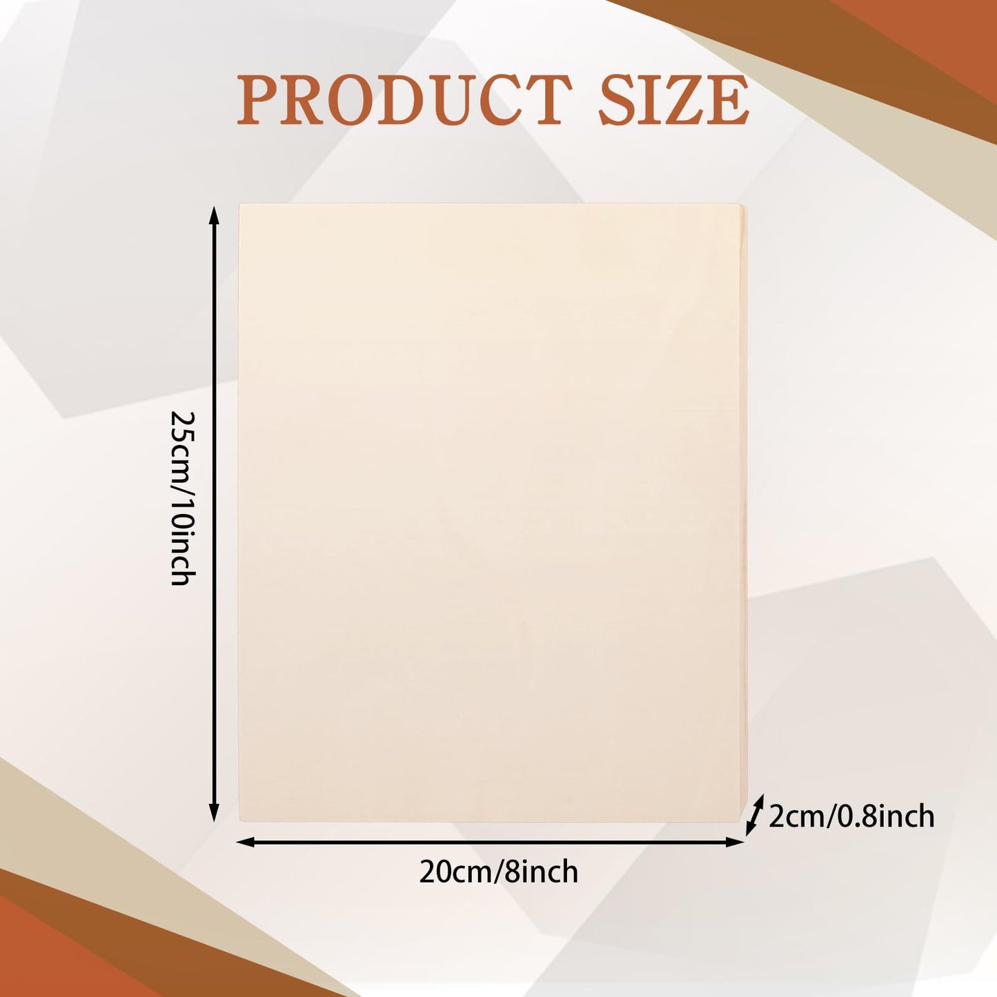 CONEHOY 12 Pcs Wood Panels 8 x 10 inch Unfinished Wooden Canvas Board for Painting Arts Pouring Oils Acrylics