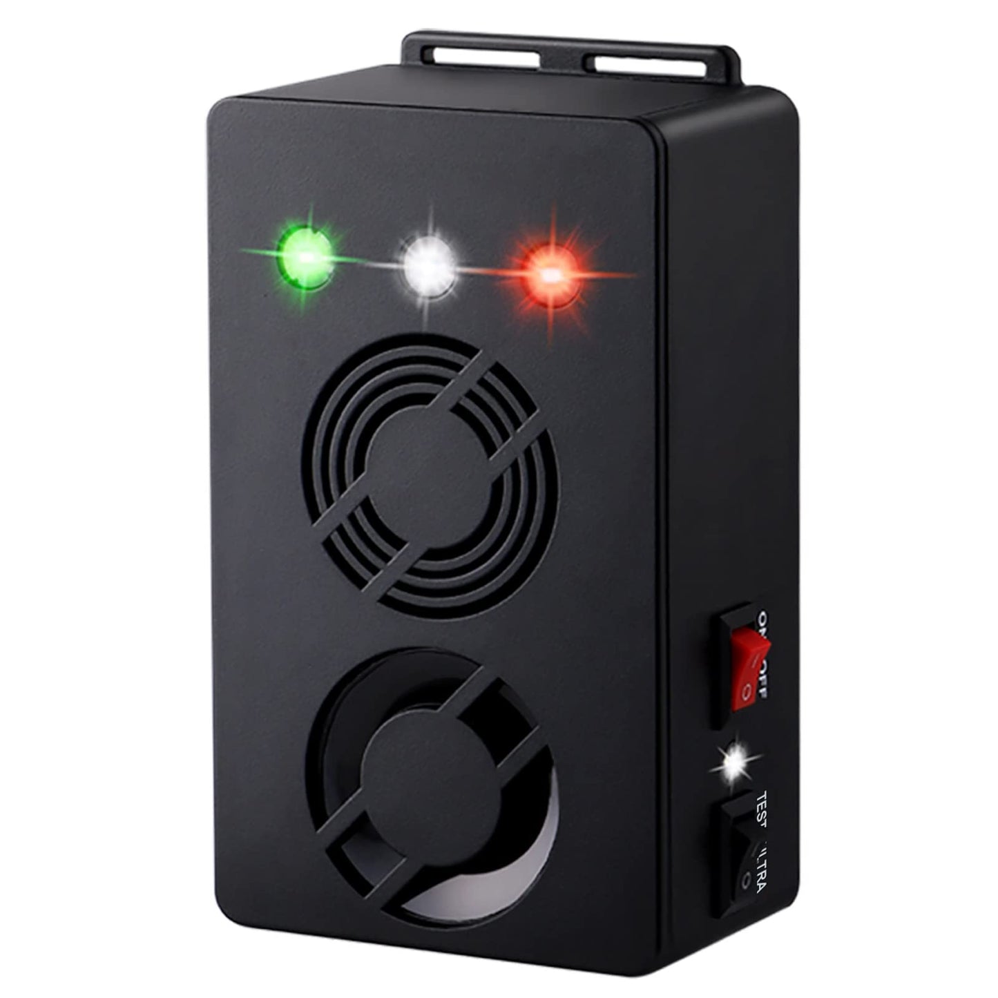 Angveirt Rodent Repellent Battery Operated Ultrasonic Mouse Repeller for Car Engines Squirrel Pest Repeller Under Hood Rat Repellent Mice Deterrent for House Garage Attic Indoor 1 Pack