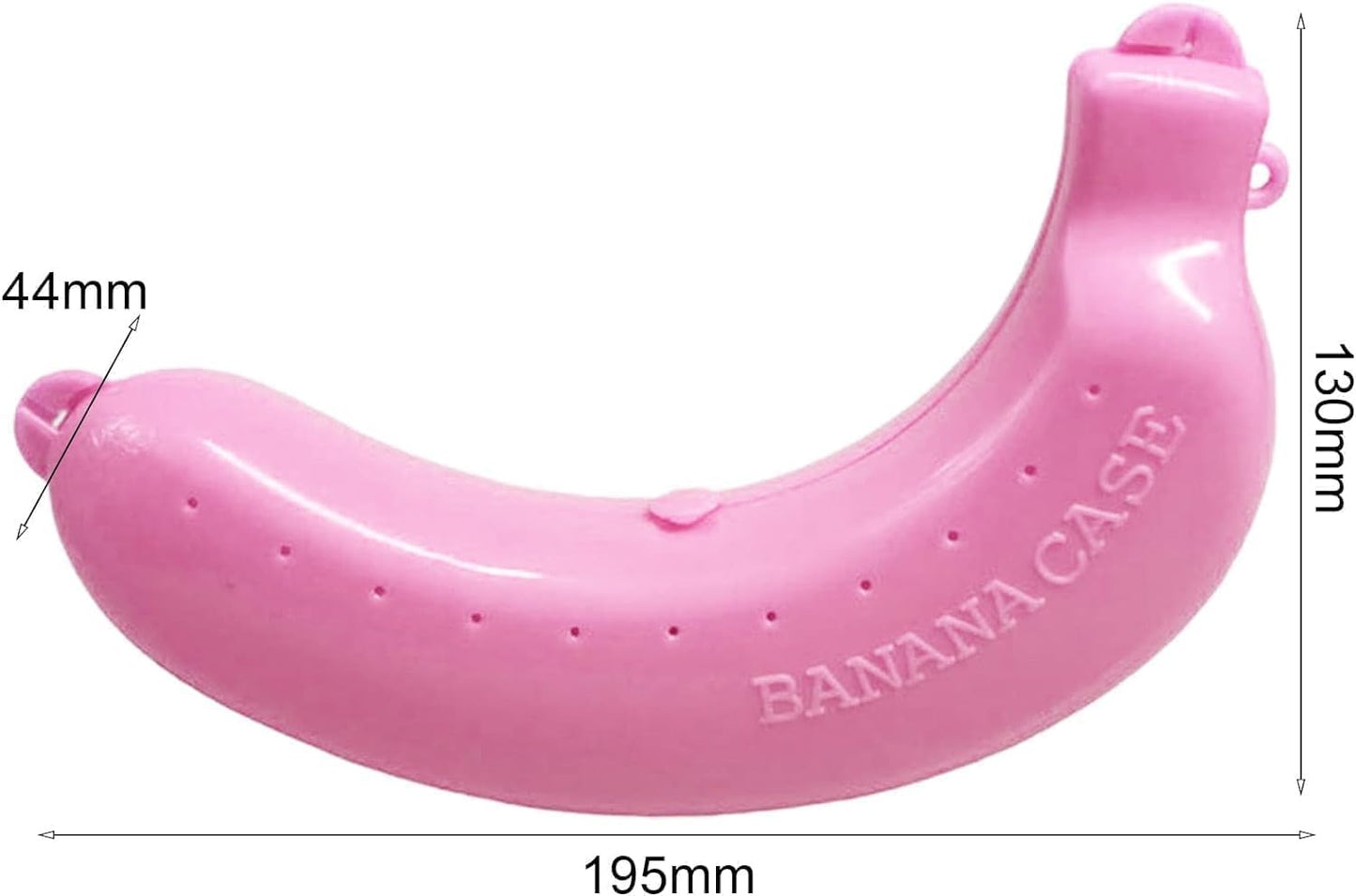Qintreesify Yellow Banana Storage BPA-Free Outdoor Travel Case, Food Containers,Keep Fresh Banana Keeper and Protector, Cute Banana Carrier Storage Box for Picnic Camping, Storage and Organization
