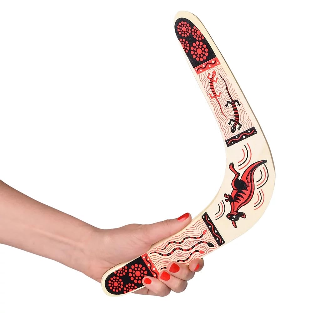 Rhode Island Novelty Wooden Boomerang Colors May Vary