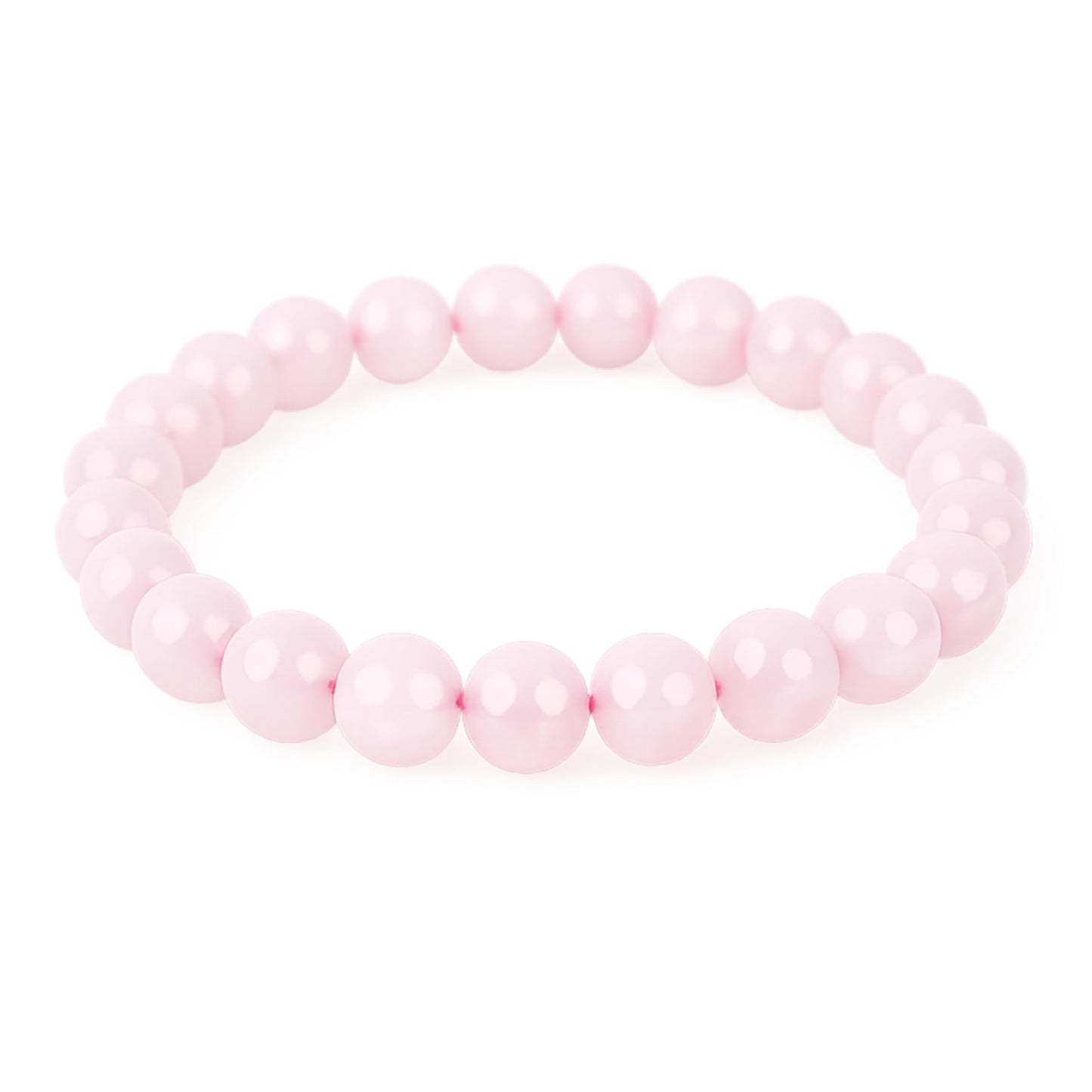Trrystals Rose Quartz Bracelet for Men & Women | Natural 8mm Healing Crystal Beads | Love, Self Love, Emotional Healing & Relationship Harmony Stone Bracelet | Meditation Yoga Spiritual Jewelry.