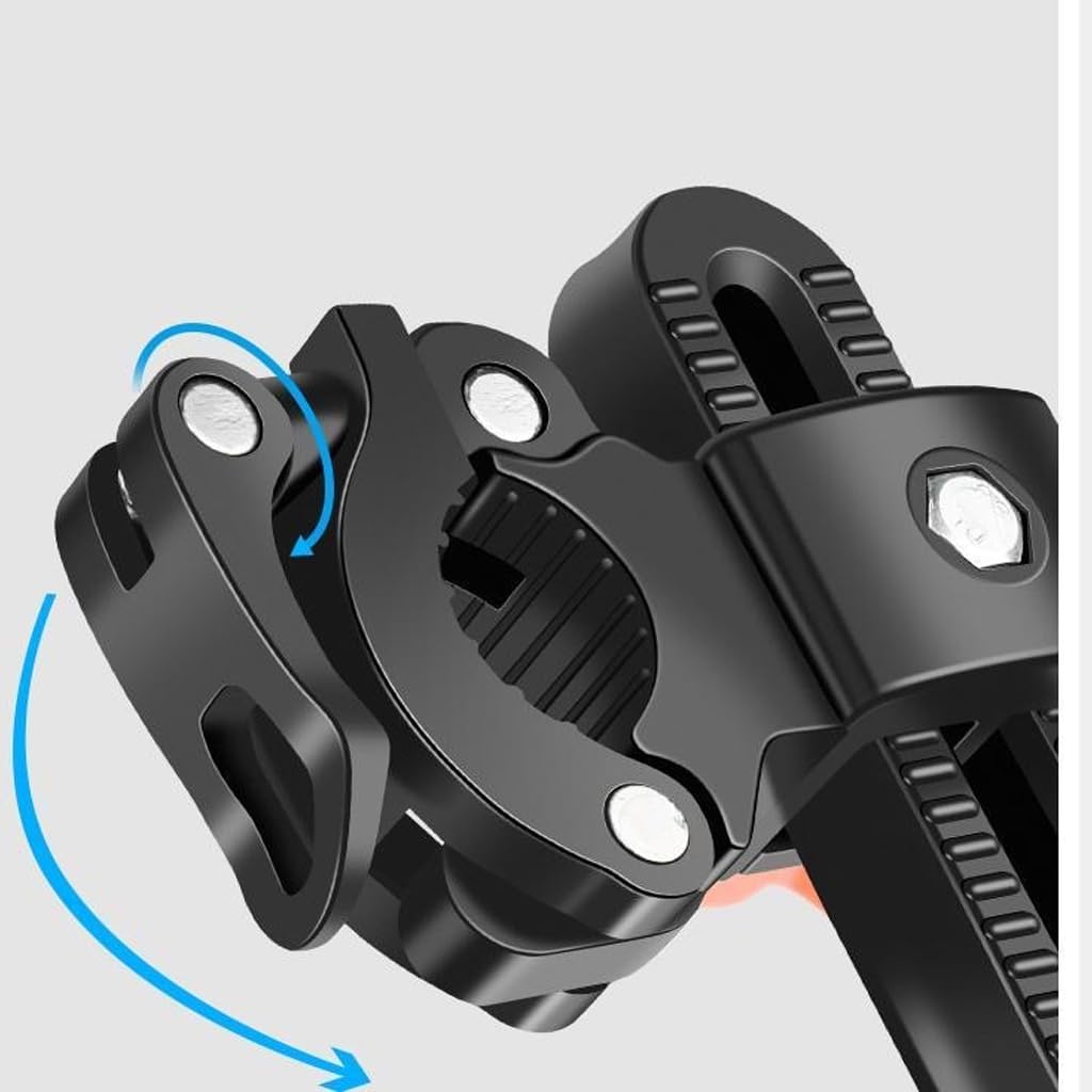 Universal Umbrella Clamp Holder, for Wheelchair, Beach Chair, Kayak, Camping, Deck Railing - Heavy Duty 360° Gear Lock Adjustable Non-Slip Mount for Fishing, Baseball, Gardening