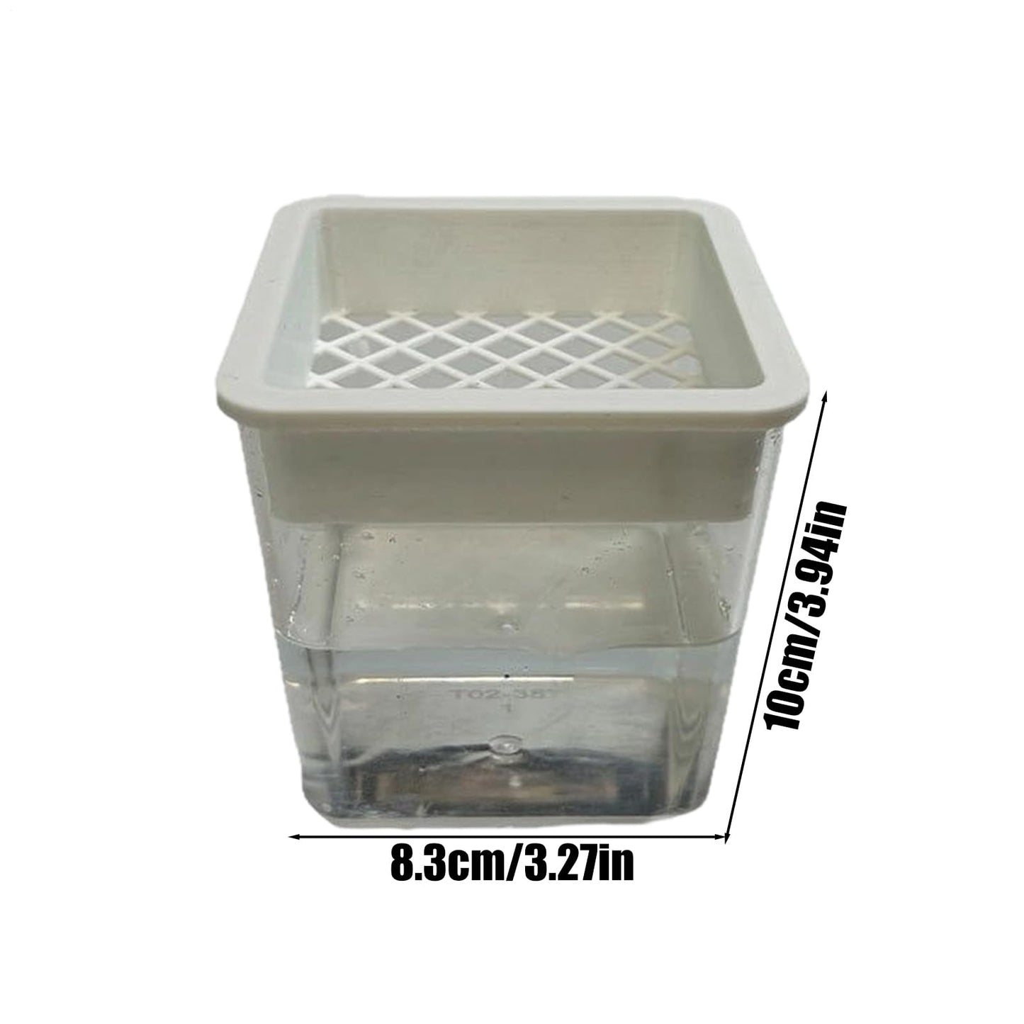 Flower Pots for Plants,Plant Containers - Hydroponic Containers,for Semi-Hydro Cuttings Seedlings African Violets Balcony Desk Garden Porch Windowsill Bedroom Living Room Yard