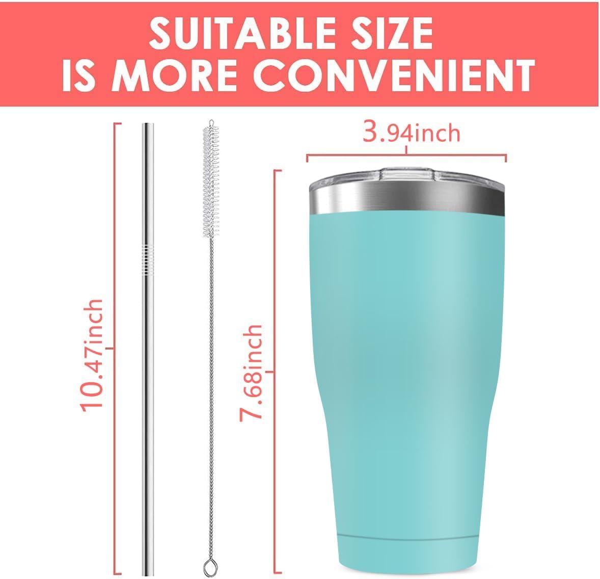 Deitybless 25 Pack 30oz Stainless Steel Tumblers Bulk Reusable Travel Mugs with Lid, Double Wall Powder Coated Coffe Cup for Home, Office, Outdoor Suitable for Vehicle Cup Holders Black