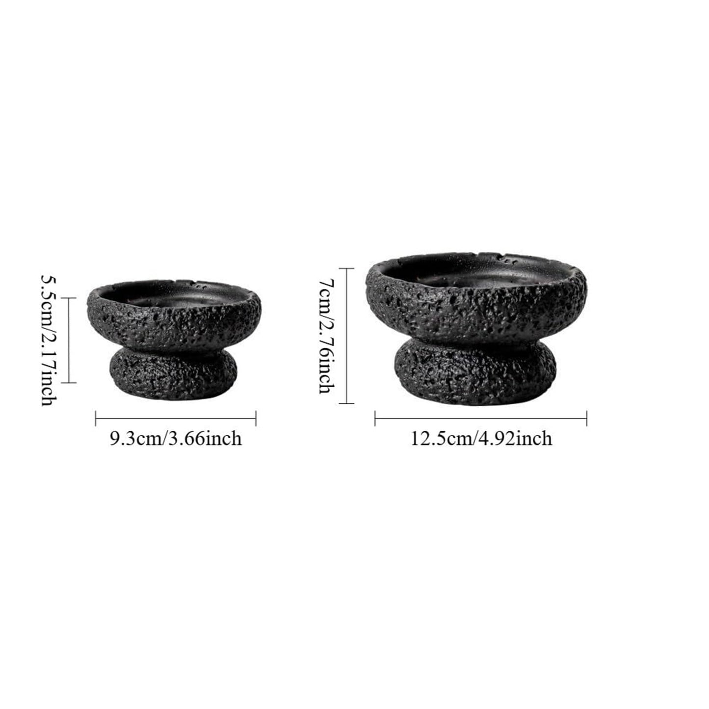 FXLTHIYBO Sleek Cement Creative Meteorite Pattern Flower Pot Planter Plants Flowers Bonsai Decoration for Indoor use(Purple,Large)