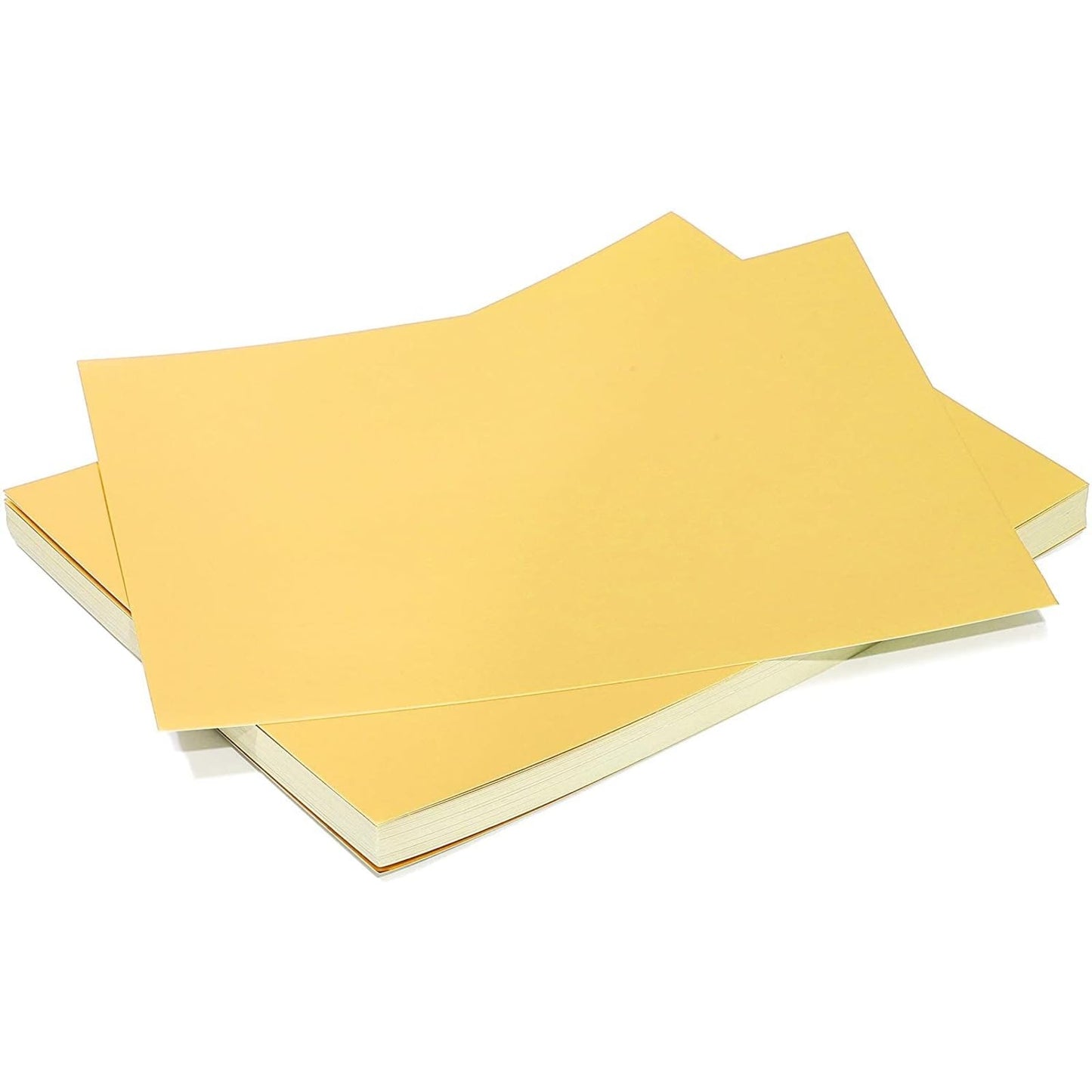 Bright Creations Gold Craft Paper Cardboard Sheets - 11 x 8.5 in, Pack of 50 - Metallic Cardstock & Foil Art Paper for Crafts & Scrapbooking