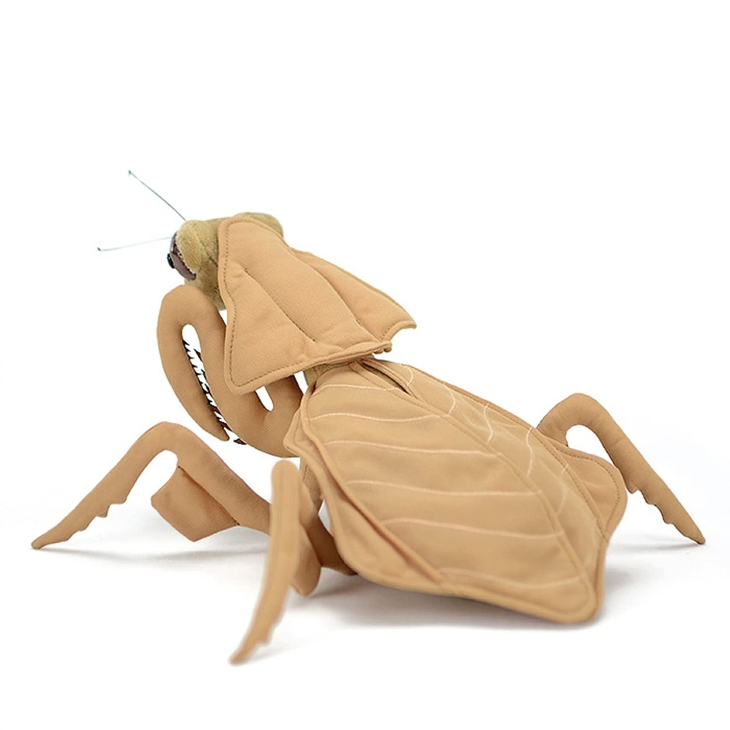 ZHONGXIN MADE Large Brown Mantis Plush Toy - Realistic Brown Praying Mantis Stuffed Animals 15in, Lifelike Soft Big Wings Insect Toys Real Plushie Toy, Unique Plush Gift Collection for Kids
