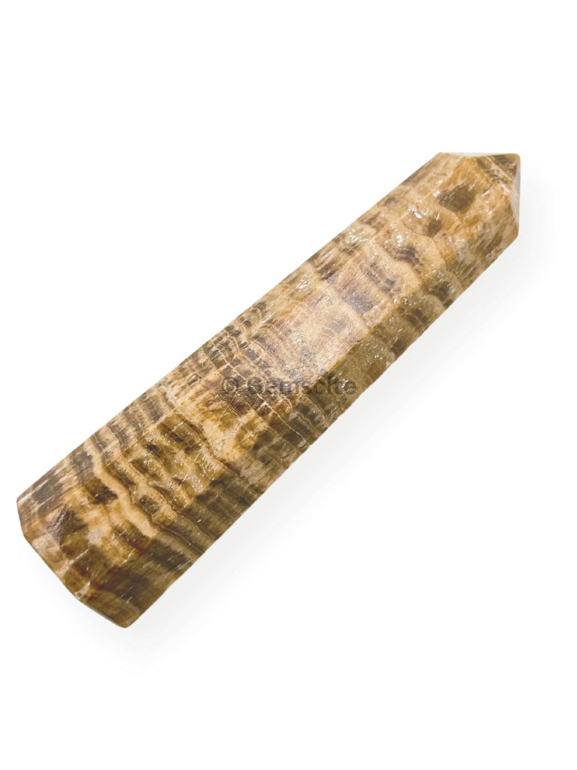WholesaleGemShop 3 Inch (70 mm) Gemstones Aragonite Obelisk Tower Jumbo Facet Aura Rock Crystal Natural Polished Earth Wand Spirit