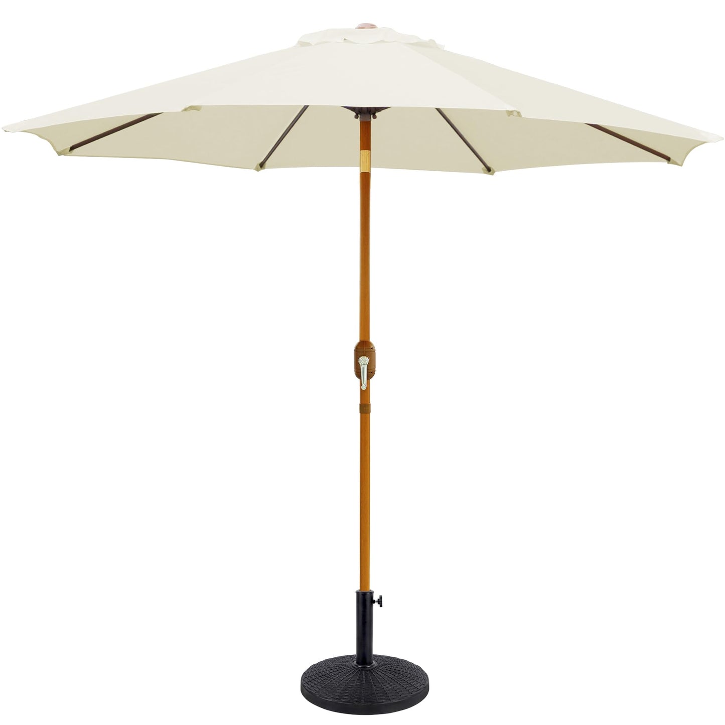 Blissun 26.5 lbs Heavy Duty Patio Market Umbrella Base Stand