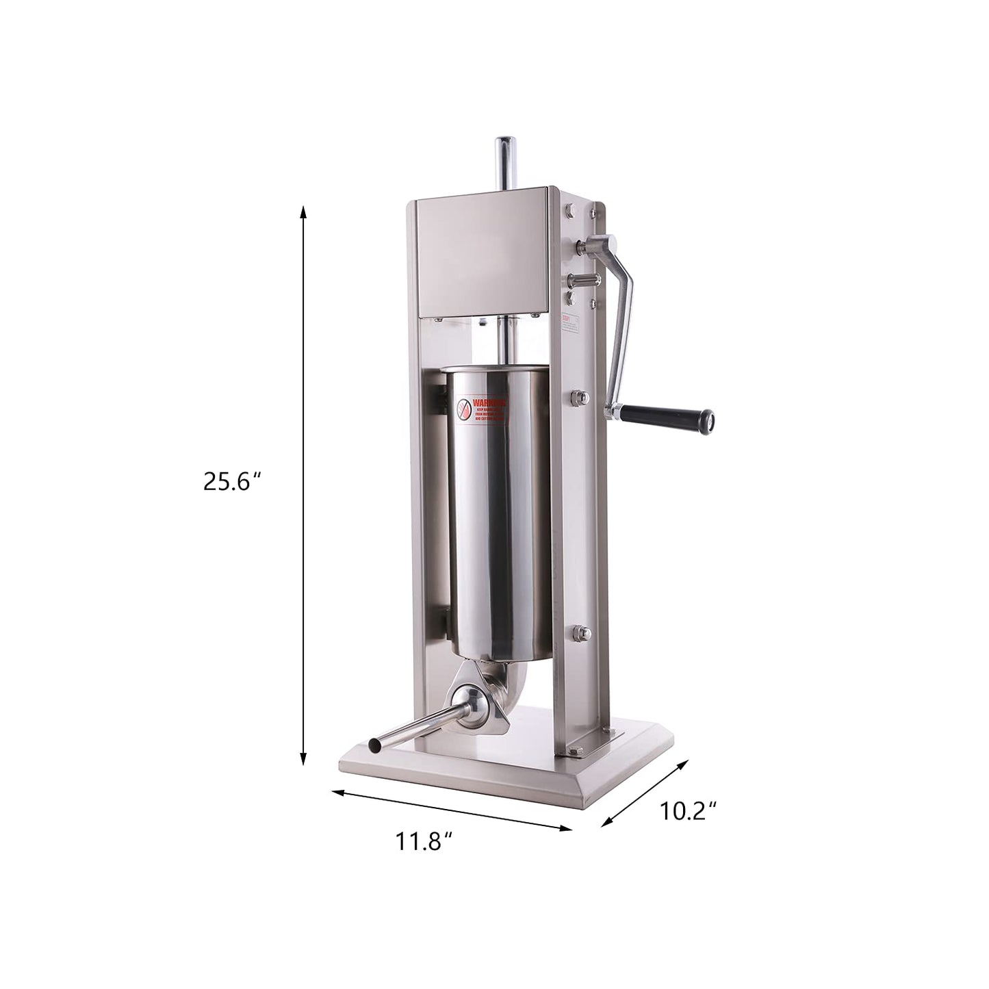 Hakka 15lb/7.5L Manual Fixed Tank Meat Mixer and11 Lb/5 L Sausage Stuffer