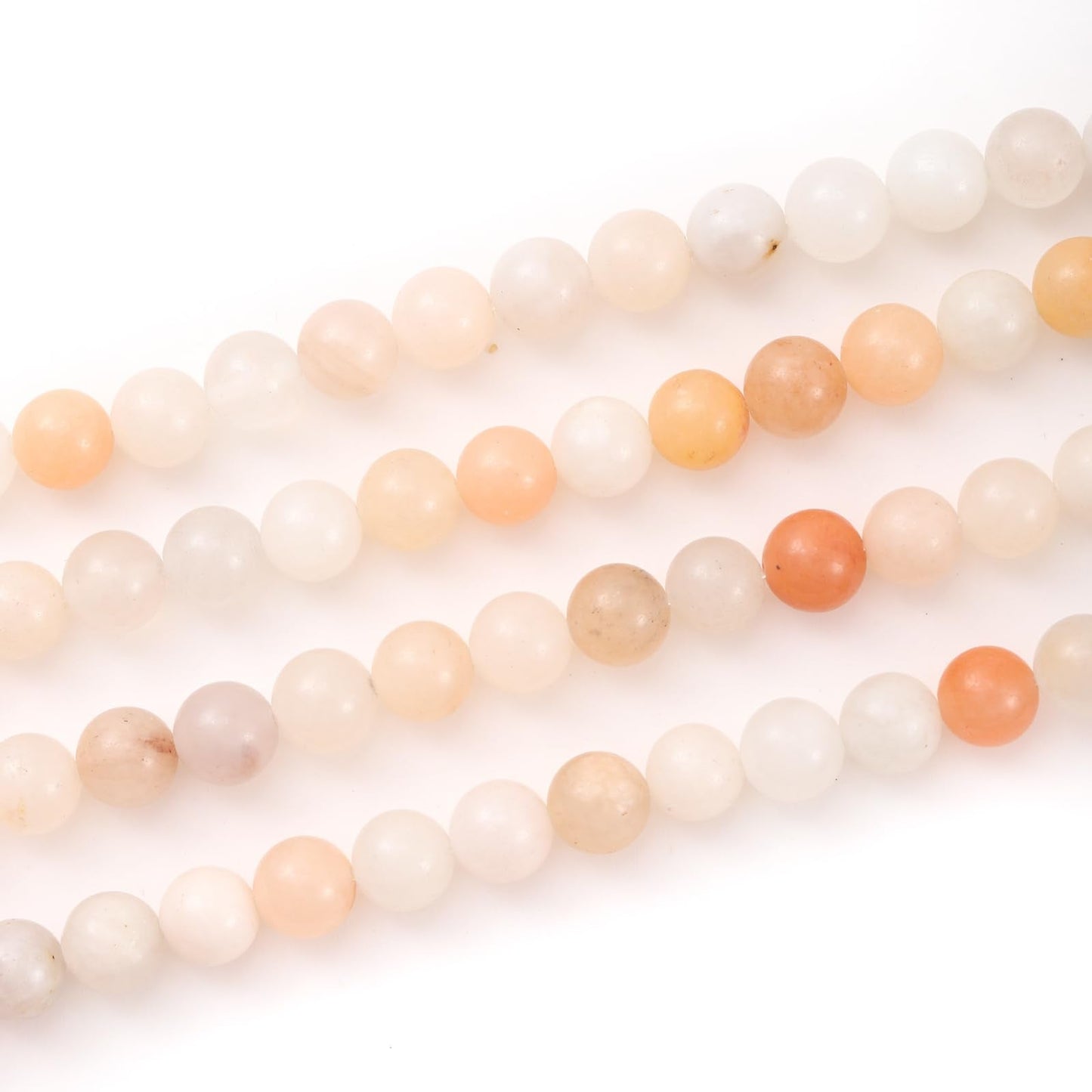 8mm 45pcs DIY Natural Pink Aventurine Stone Beads Round Healing Crystal Gemstone Loose Beads for Jewelry Making Handmade Bracelet Necklace