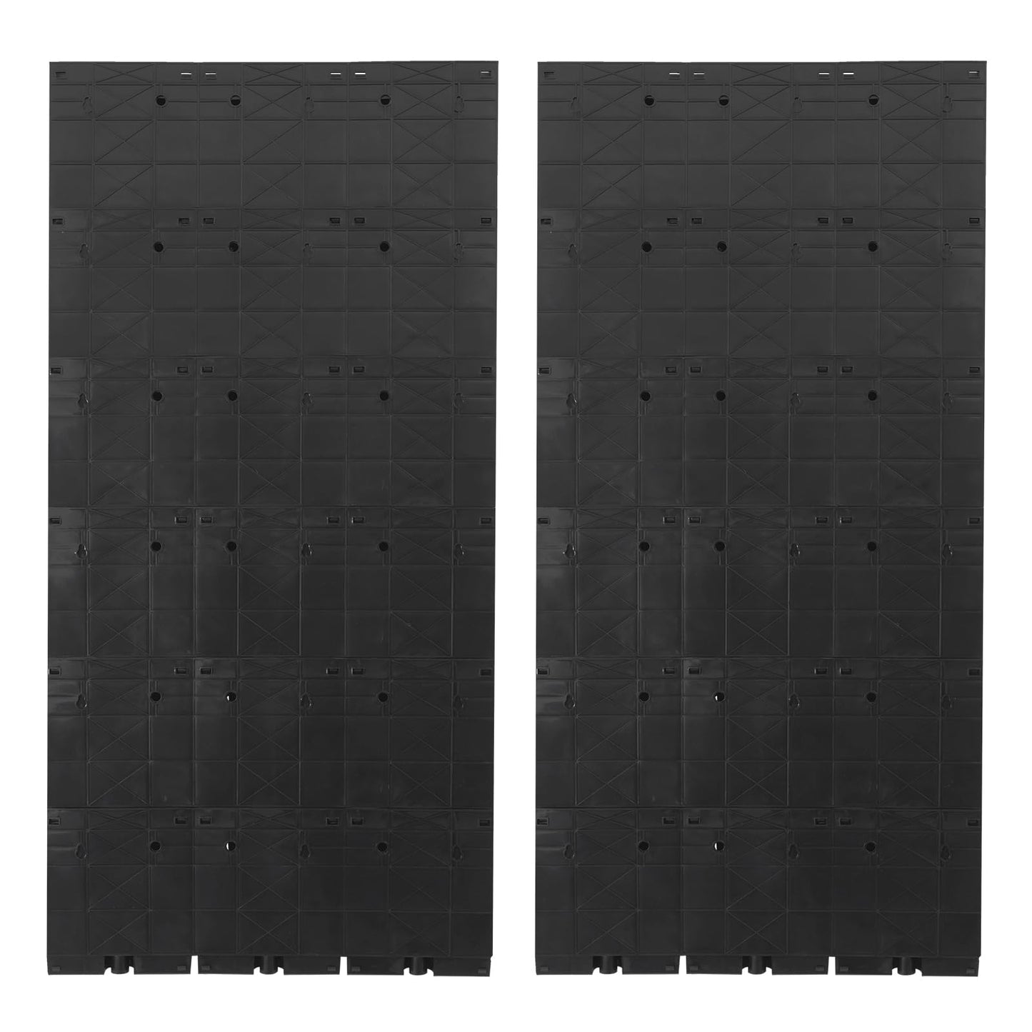 DouSeiAi Wall Mounted Vertical Garden Planter with 36 Pots, Indoor & Outdoor Stackable Wall Planter System for Flowers, Herbs, Vegetables, Space-Saving Living Wall for Home, Balcony, Yard