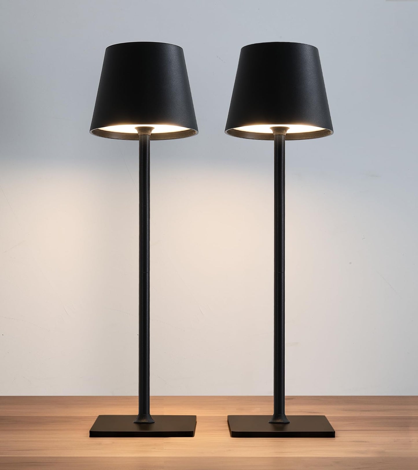 AIHYING 2026 Upgraded 2 Pack Cordless Rechargeable LED Table Lamp with Dimmer 5000mAh Battery Operated Portable Night Light Mother's Day Idea for Mom,Patio Balcony,Outdoor Bedroom