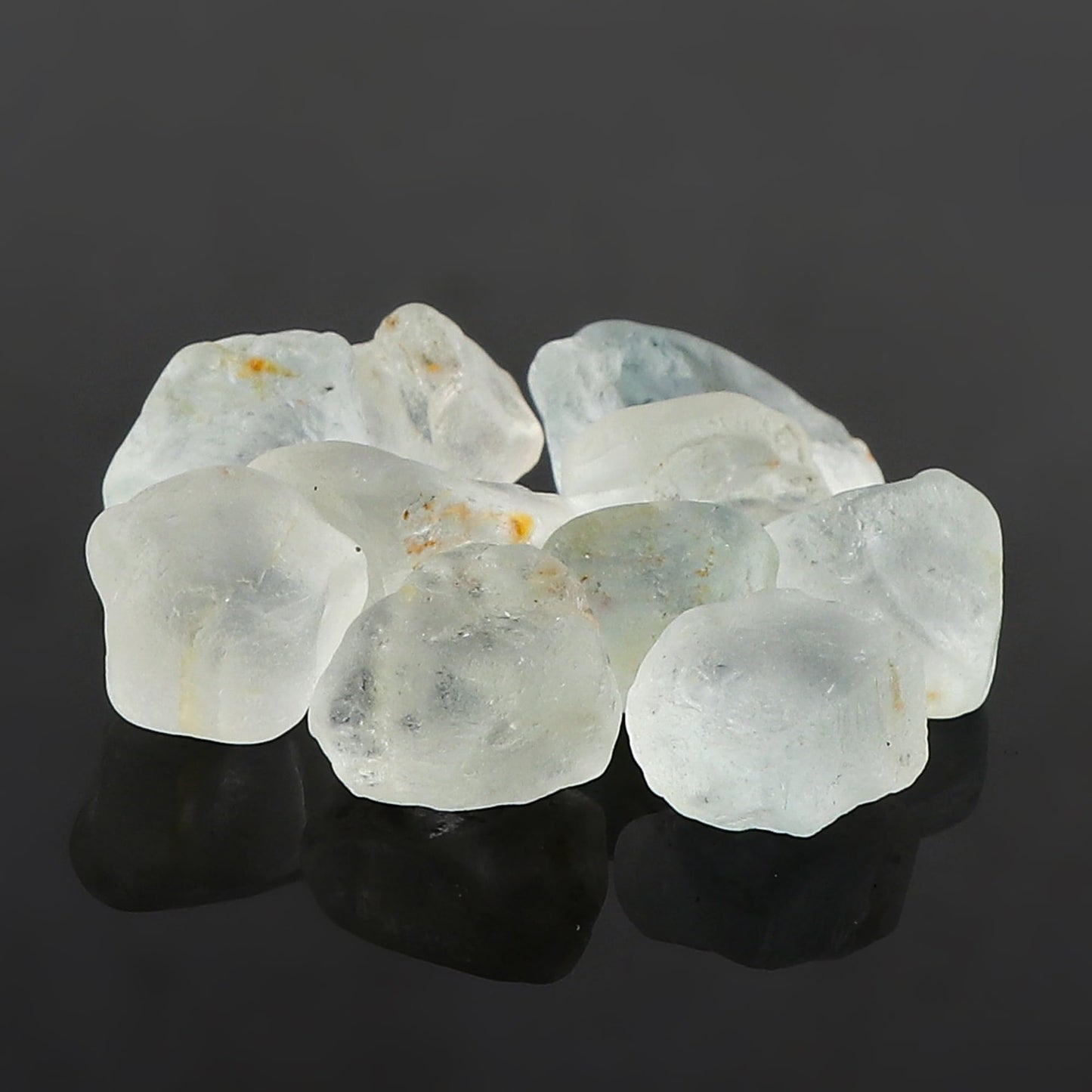 CRYSTALINES 4-5pcs, Wholesale Natural Raw White Topaz Gemstone, Bulk Loose Supplies, Untreated Rough Stones, DIY Jewelry Making, Chakra Healing Crystals, Birthstones, Gem Collection, AAA Grade