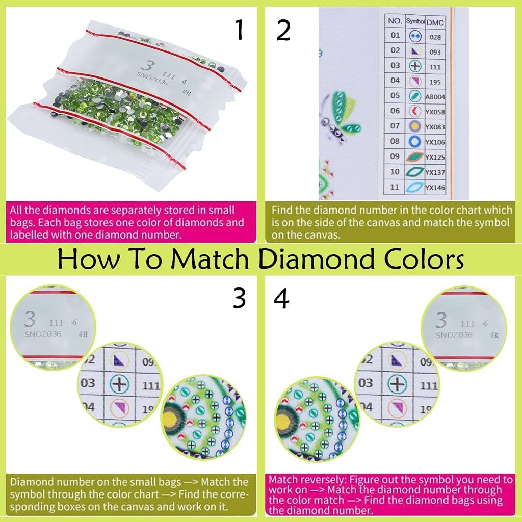 STGLCR Hanging Diamond Art Kits for Adults Pendant Moon, Special Shaped Crystal DIY Flower Diamond Painting Kit for Begginer, Acrylic Board Foral Moon Pendants for Home Decor 11.92 Inch Butterfly Blue