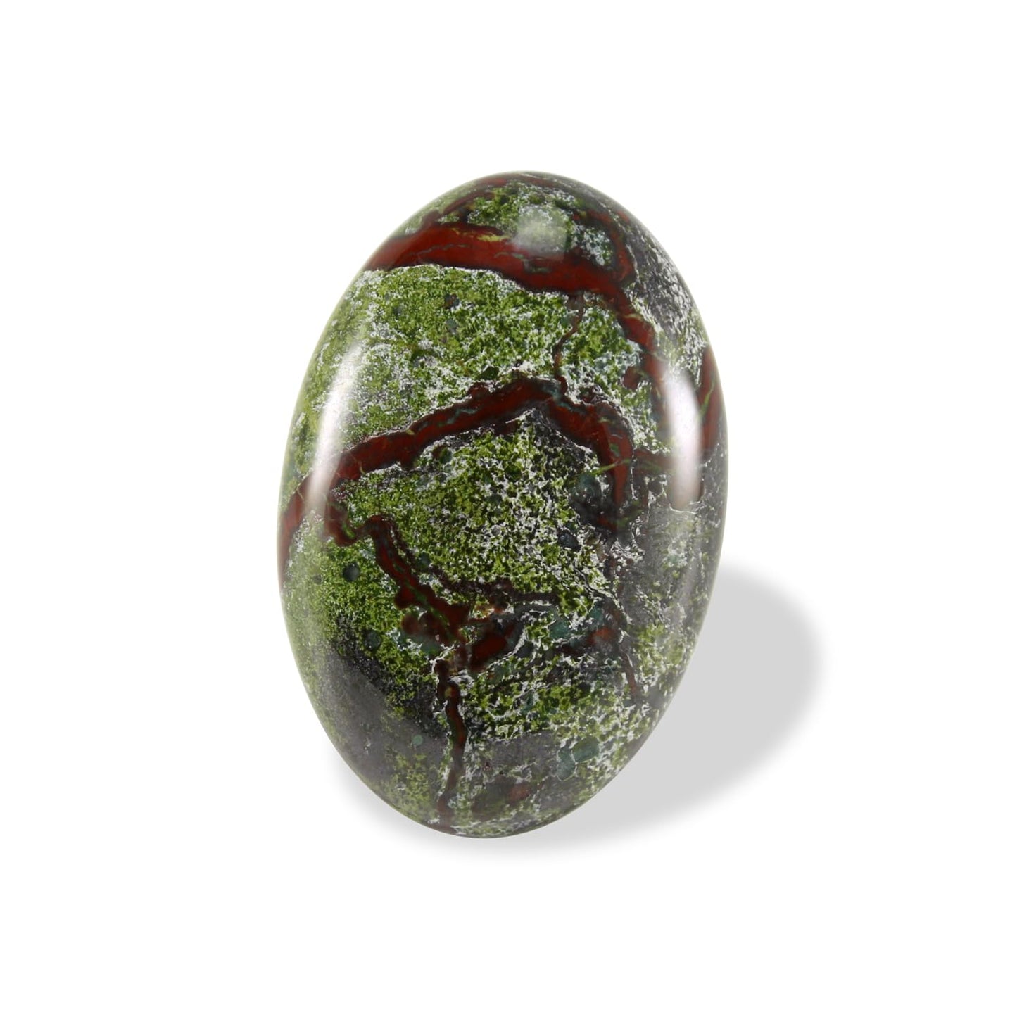 Nvzi Bloodstone Crystal Palm Stone, Worry Stones, Crystals and Healing Stones, Polished Rocks, Natural Gemstones, Chakra Stones for Healing Crystals Daily Use