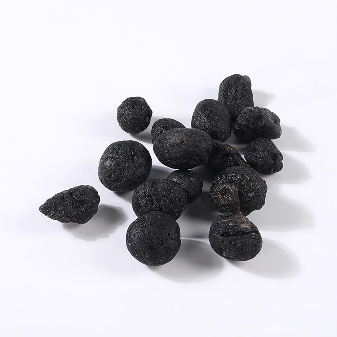 Tektite Raw Crystals, Large 1.25-2.0" Healing Crystals Natural Rough Stones Crystal for Tumbling, Cabbing, Fountain Rocks, Decoration, Polishing, Wire Wrapping, Wicca & Reiki