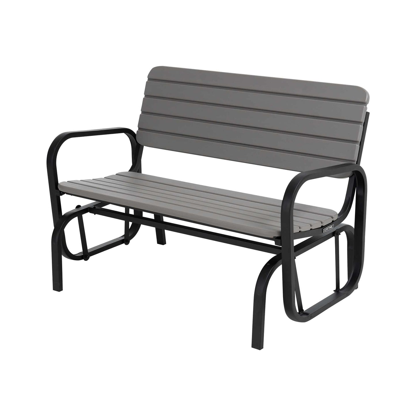 Lifetime 60361 Outdoor Swing Glider Bench, Storm Dust