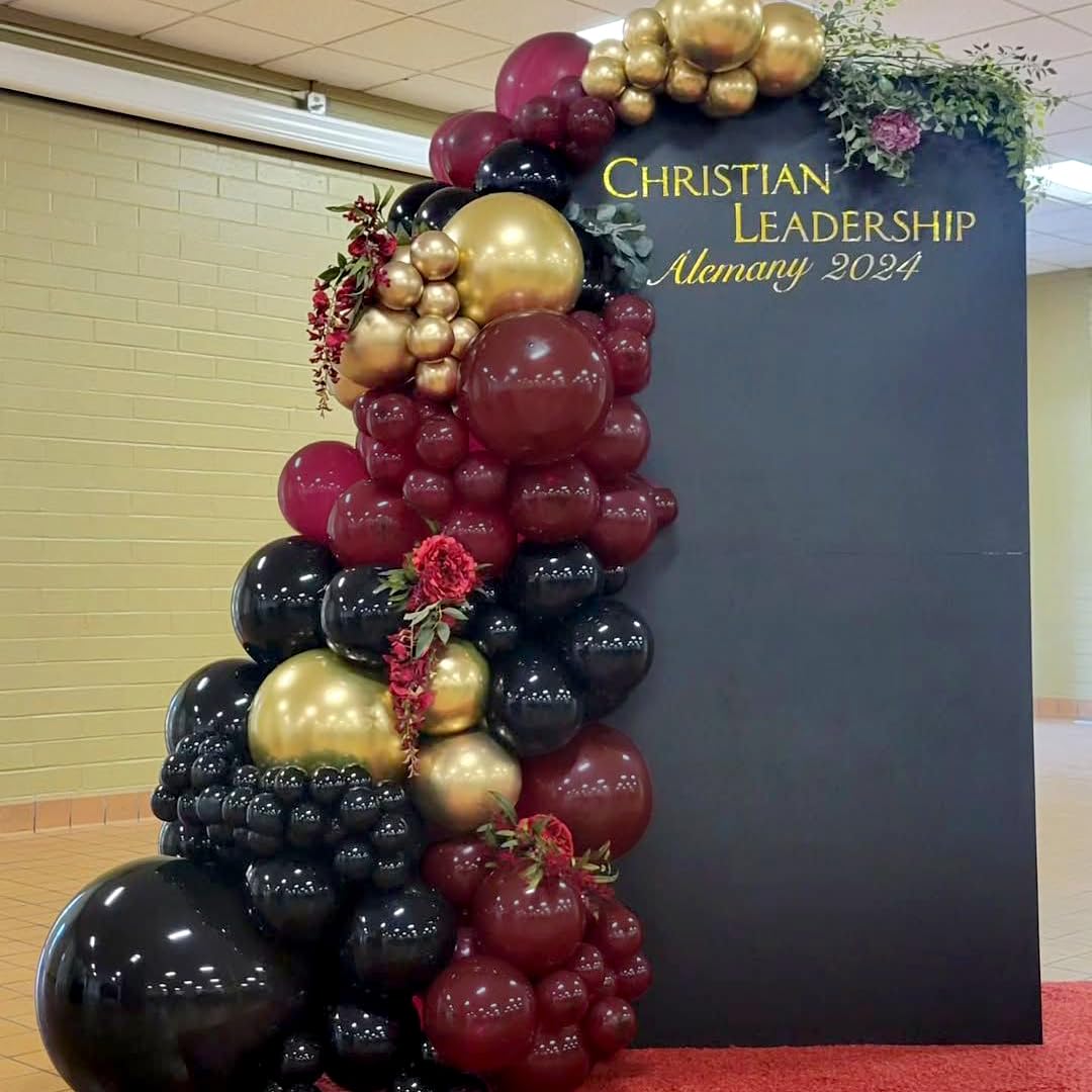Burgundy and Gold Balloon Arch Kit, 162pcs Different Sizes with Burgundy Black Chrome Gold Confetti Balloons for Graduation Ceremony Prom Anniversary Wine Birthday Party Decorations