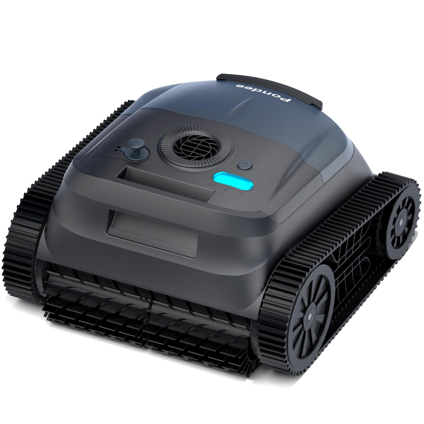 Pondee X5 Robotic Pool Vacuum for Inground Pools, Cordless Cleaner w/Smart Navigation, 4 Cleaning Modes, 180-Min Runtime, 5550 GPH Suction, Covers up to 3,229 sq.ft, Wall & Waterline