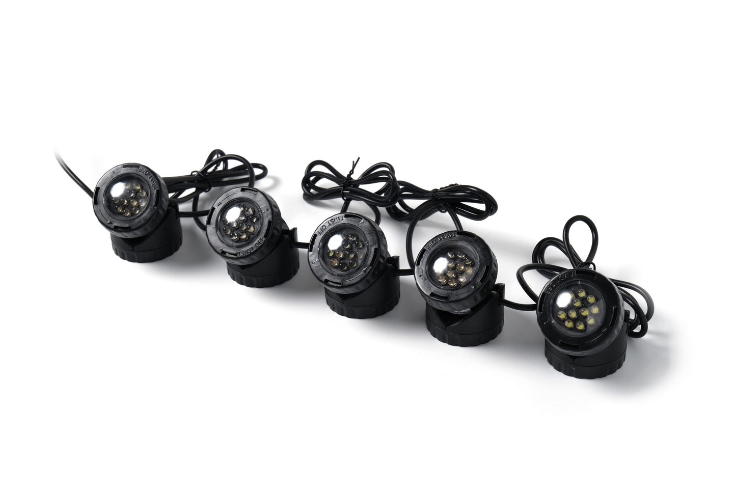 Jebao Submersible LED Pond Light with Photcell Sensor, Set of 5