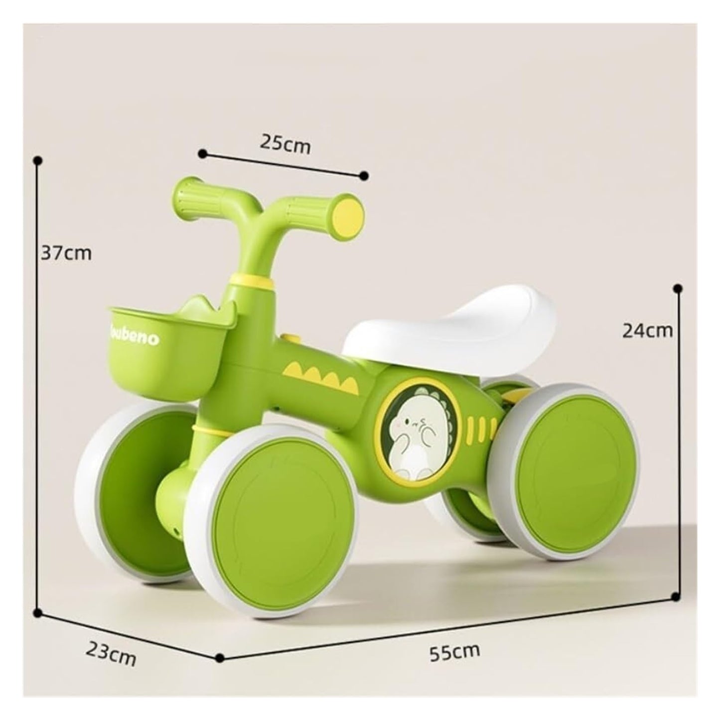 Twist car Ride on Toys Baby Balance Bikes 4 Wheel Wiggle Car with Front Basket for 1-3 Years Old Boys Girls Gifts Ride on Toy(Pink)