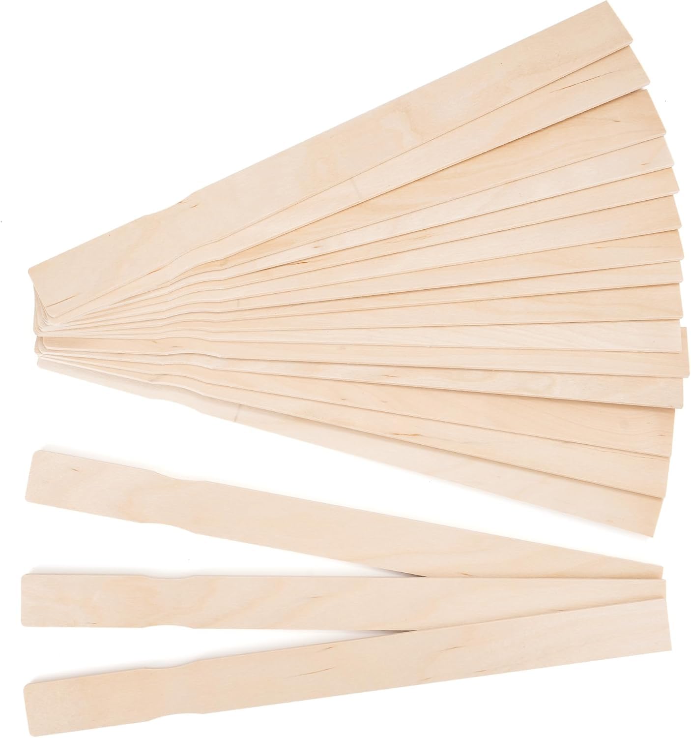 60 Pieces Paint Stir Sticks, 12 Inch Long Wooden Paint Stirrers for Mixing Paint, Paint Sticks for Library Markers or Garden Plant Labels, Mixing Sticks for DIY Craft Sticks