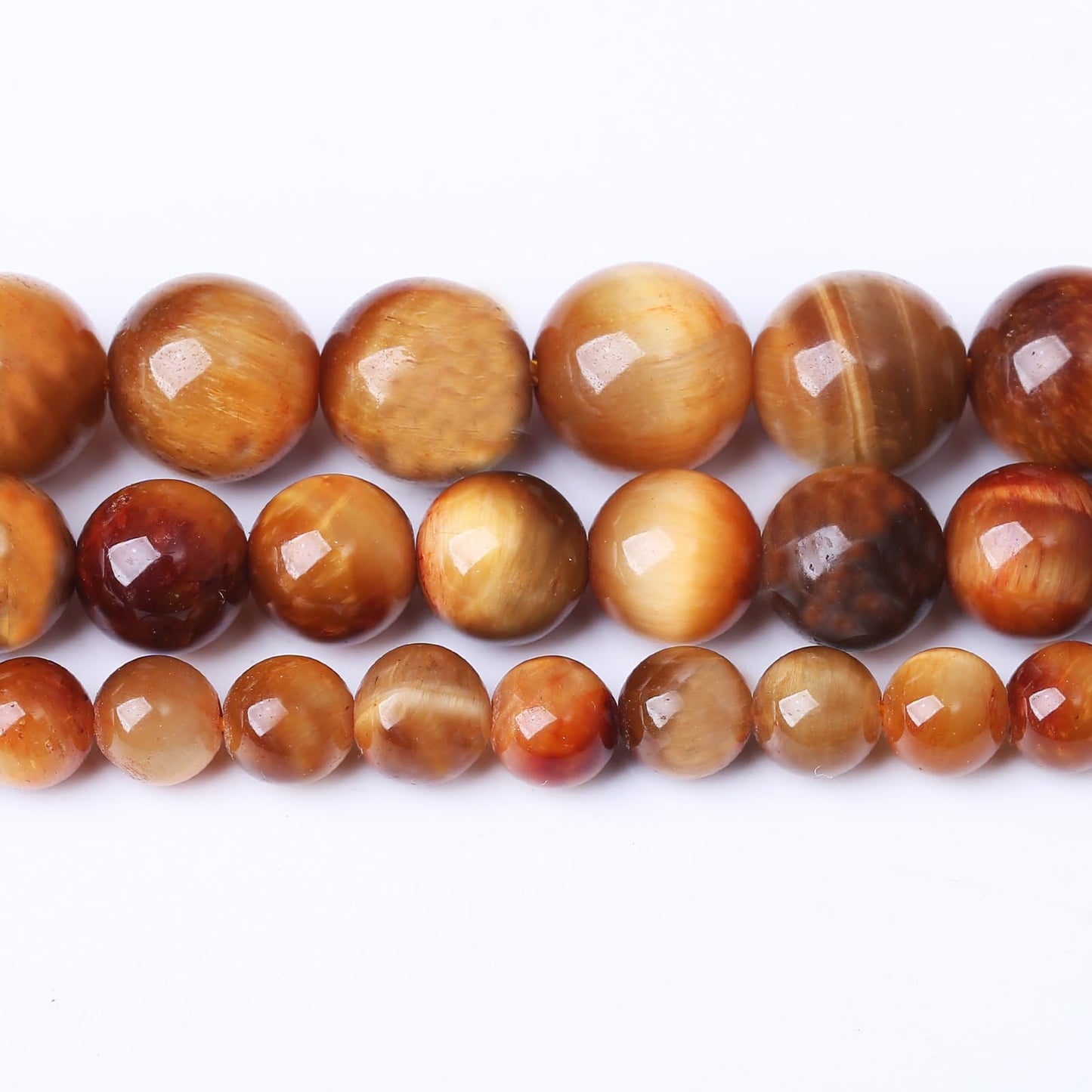 36PCS 10MM AAA Warm Sun Tiger Eye Stone Beads Natural Gemstone Bead Crystal Healing Energy Jewelry Making DIY 15 inches