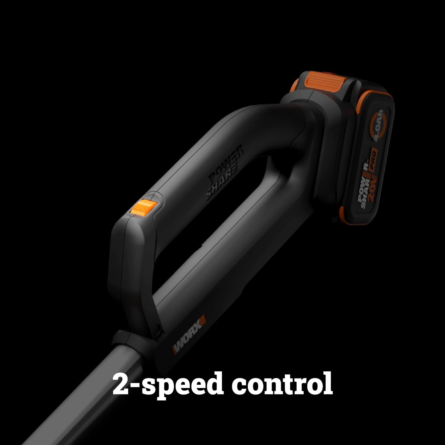 WORX Nitro Cordless Leaf Blower, Electric Blower with 410 CFM & 130 MPH, Blowers for Lawn Care with 3.8 Lbs, 4.0 Ah Battery & Charger Included, WG543