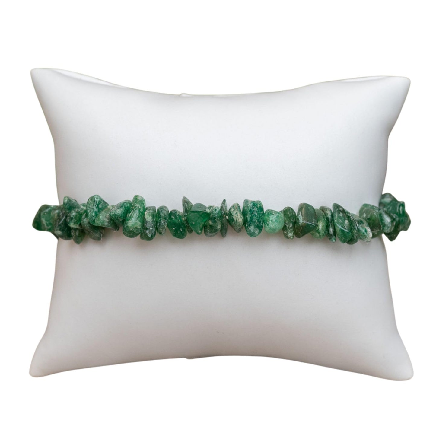 Green Aventurine Natural Gemstone Bracelets, Chakra Crystal Healing Chip Stretch Bracelets, Gemstone Polished Irregular Crystals, Crystal Irregular Chips Beads Stretch Bracelets (Green Aventurine)