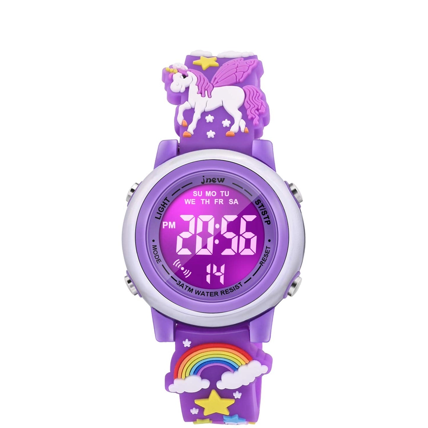 VAPCUFF Kids Toys Age 3-8, Toddler Watches for Girls - Unicorn Purple Xmas Gift