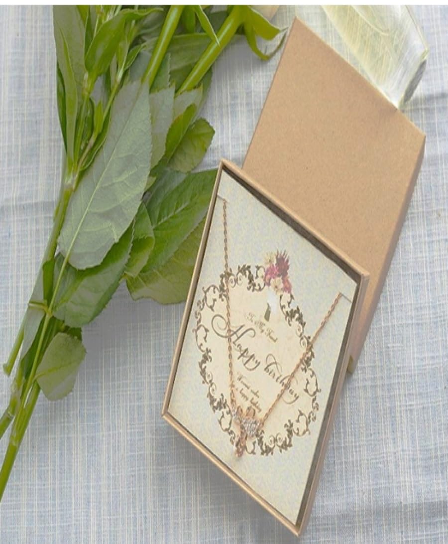 50 Pack Cotton Filled Brown Kraft Jewelry Gift Boxes Jewelry Pendant Earring Necklace Bracelet Packaging 2 5/8" x 1 1/2" x 1" (67 x 40 x 25 mm) Size #21-By RJ Displays