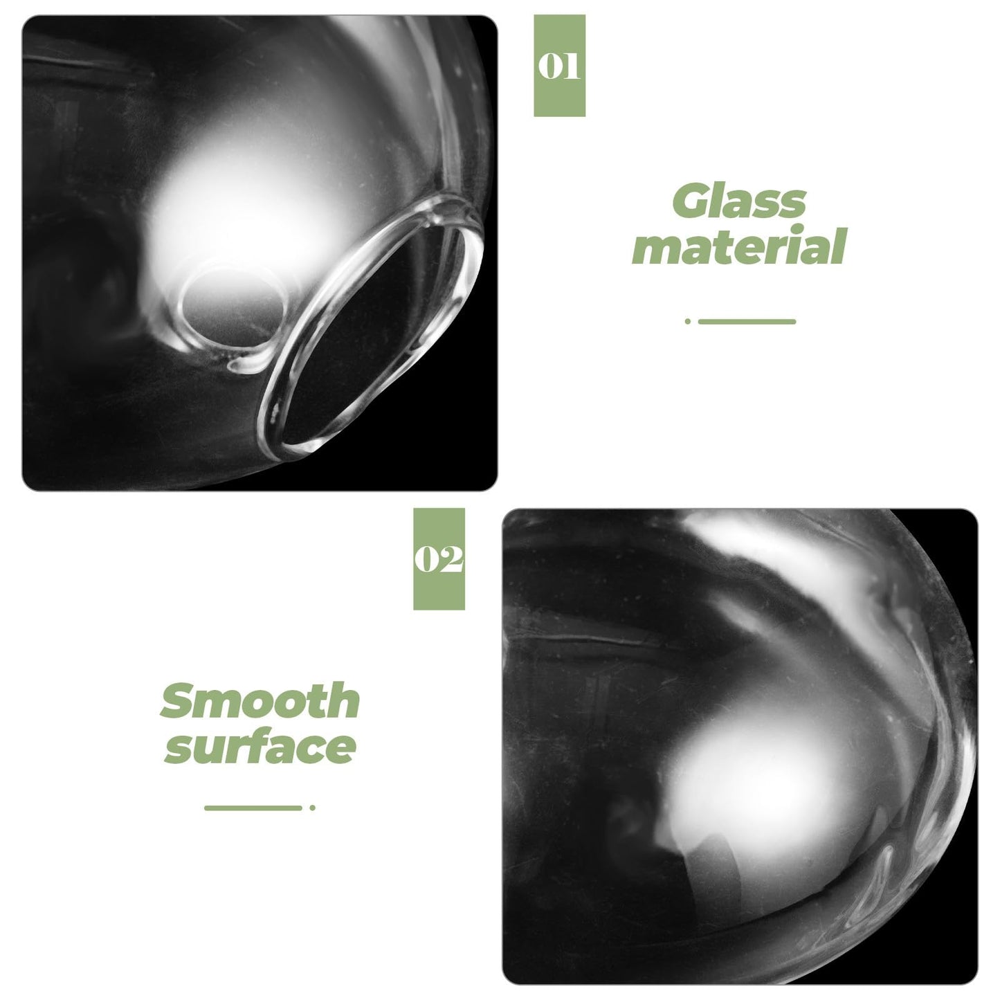 NUOBESTY Wall Mounted Hydroponic Vase Glass Planter Hanging Plant Terrarium Bottle for Indoor Home Décor Hydroponic Plants,