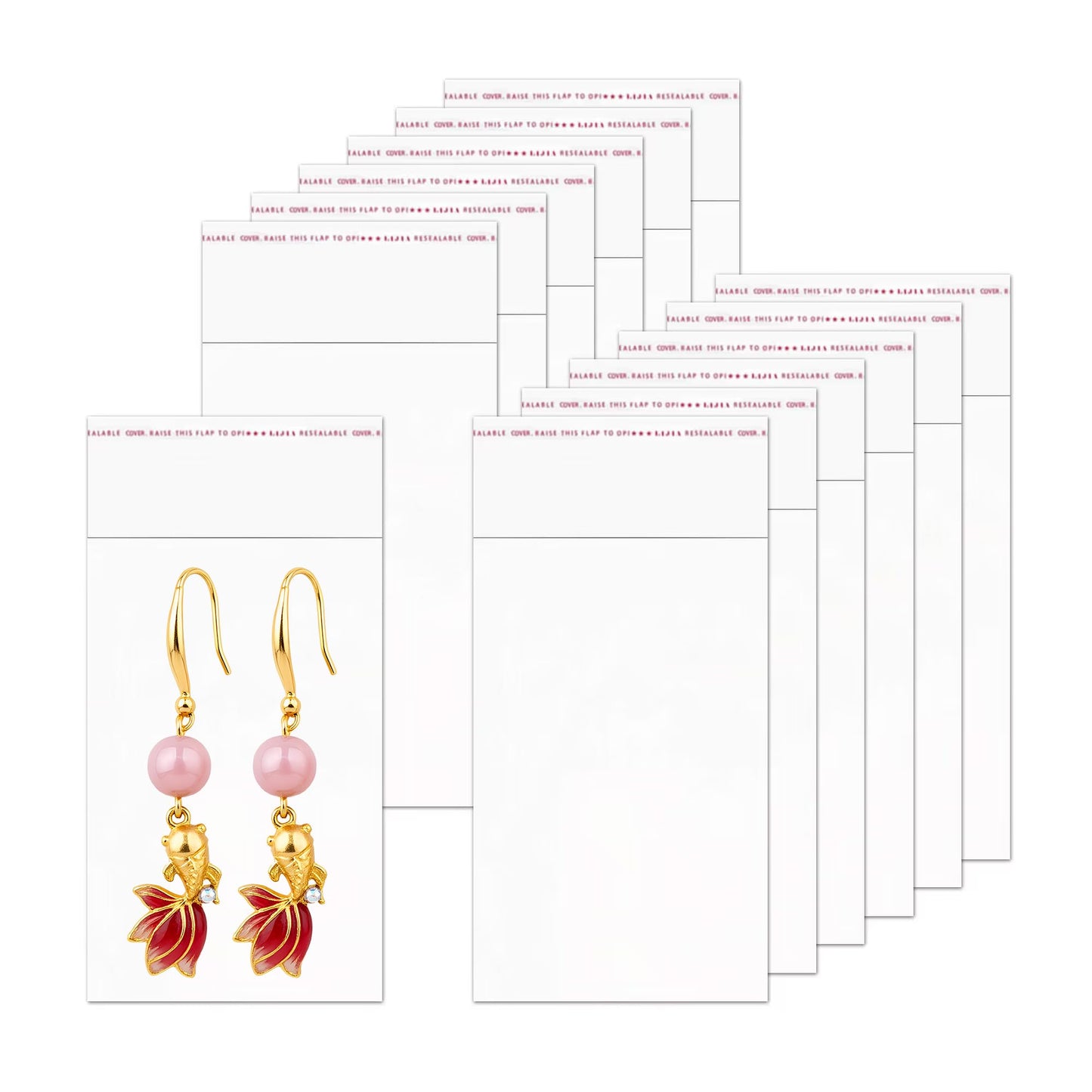 KnR Harmony Self Sealing Cellophane Bags 3x5 500pcs Small Clear Plastic Cello Bags Adhesive Treat bags for Cookie Candy Jewelry Necklaces Snacks Nuts Gift Crafts Packaging 6 Sizes to Choose from