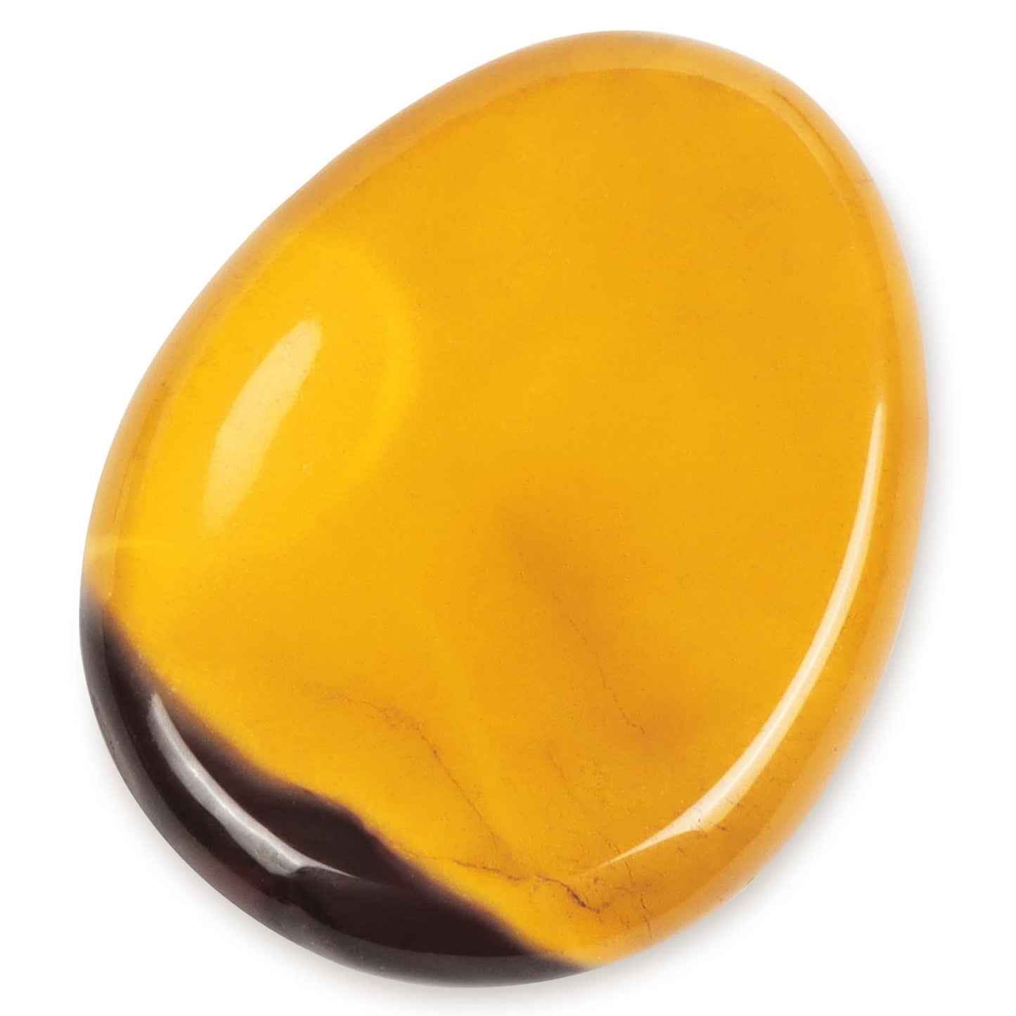 Artistone Crystal Thumb Stone Worry Stones Hand Carved Palm Stones Crystal Chakra Worry Stone for Anxiety, Meditation Reiki, Water Drop Shaped(Mookaite Jasper)