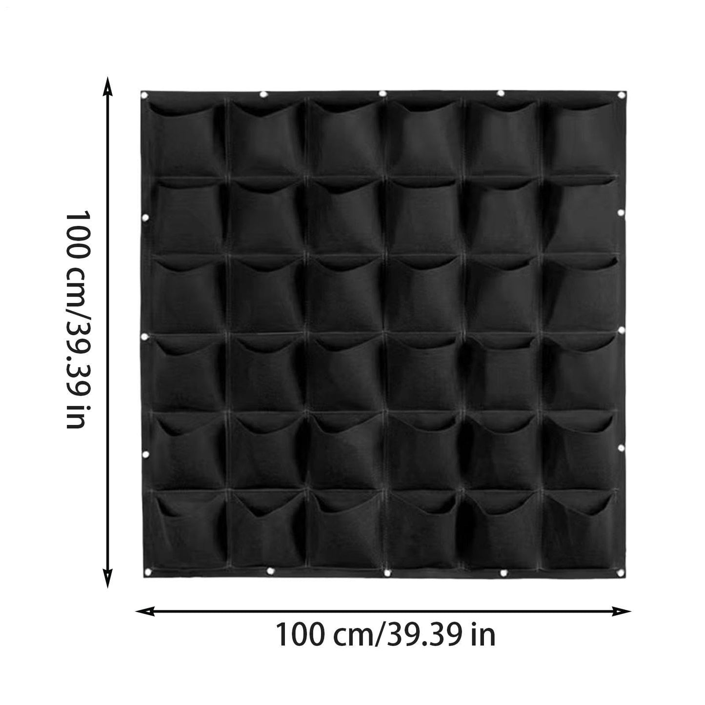 Living Wall Planter,36 Pockets Felt Vertical Greening Flower Container - Hangable Flower Grow Bag,for Vegetable Tomato Yard Outdoor Indoor Fence Home Balcony