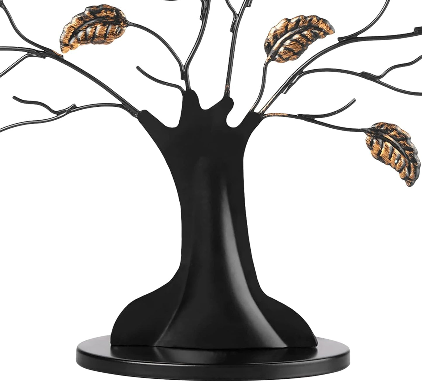 Americanflat Family Tree Picture Frame - Includes 6 Hanging 2x3 Picture Frames - Adjustable Ribbon Tassels - Ideal as Mother’s Day Gifts, Christmas Decor - Black and Bronze - Gifts for Mom
