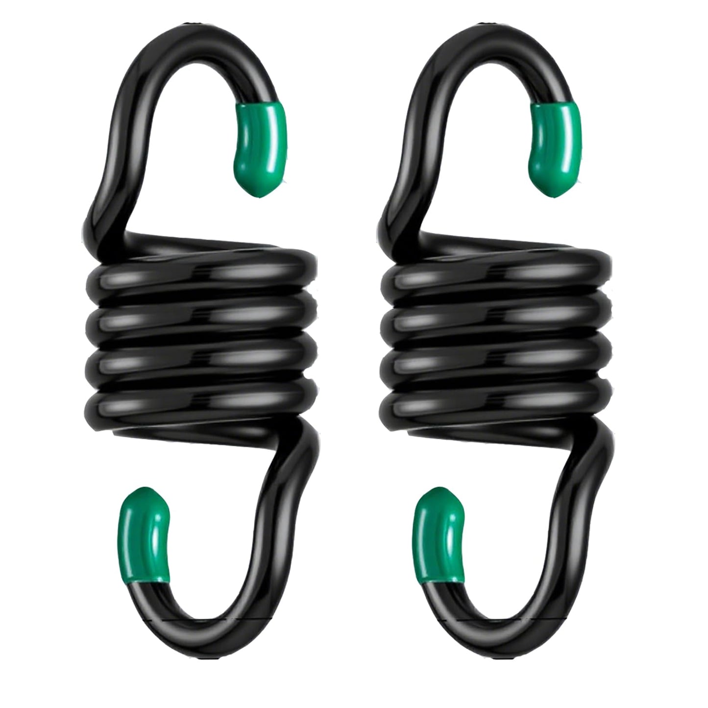 Aheucndg Heavy Duty Hammock Hanging Kit, 2 Pack 1300LBS M8 Capacity Spring Hammock Chair for Outdoor Indoor Activity of Porch Swings Hanging Chairs, Black