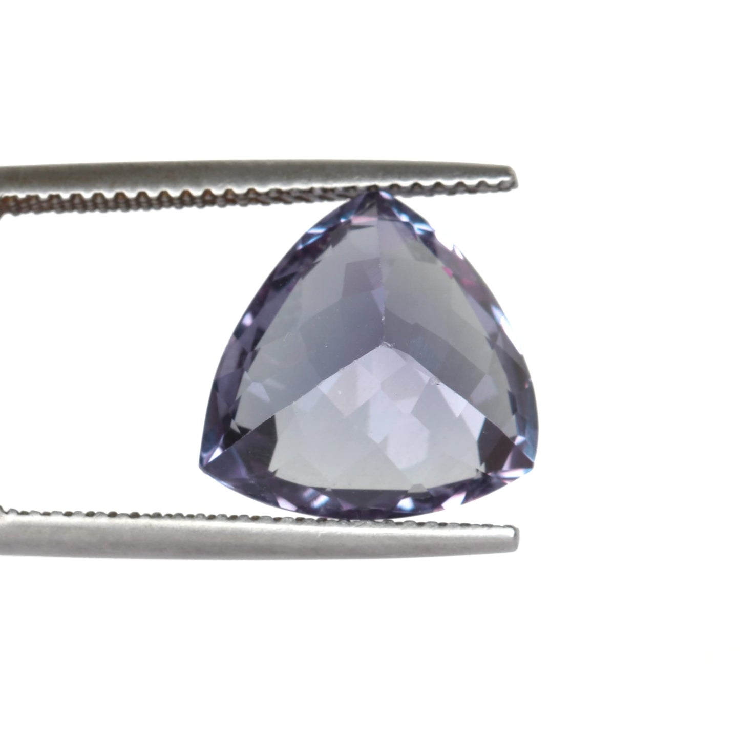 REAL-GEMS Ring Size Stone 7 Carat Color-Changing Alexandrite Trillion Cut Loose Gemstone