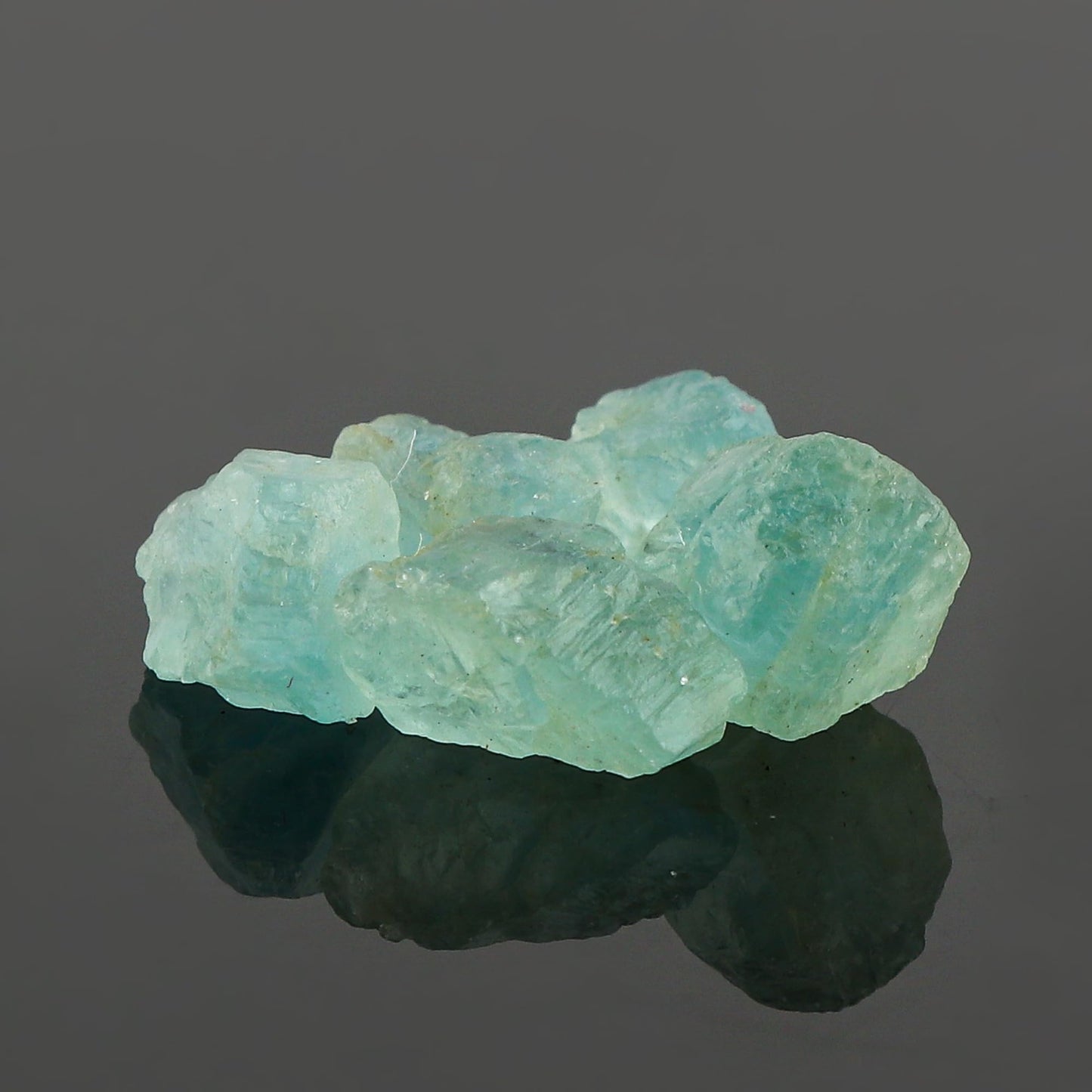 CRYSTALIS Wholesale 5pcs Natural Sea Aquamarine, Loose Gemstone Bulk Rough Jewelry Making Supply, Chakra & Healing Raw Stones, Wire Wrapping, DIY, Gem Collection
