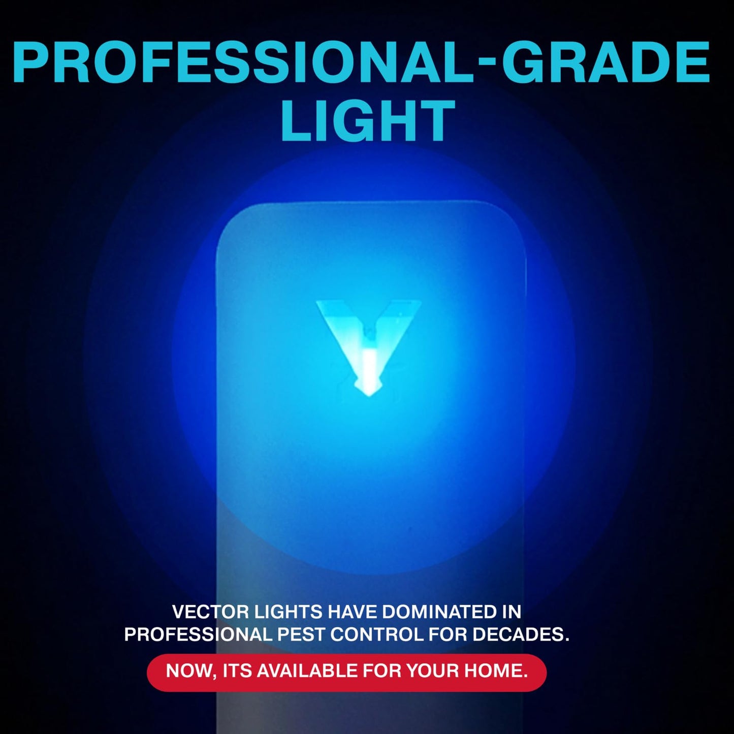 Catchmaster Vector 9 UV Light Plug in Flying Insect Trap - Silent Indoor Bug Catcher for House & Fruit Flies, Gnats & Moths - Mess-Free Easy Setup & Cleanup - with 12 Glue Trap Refills, Year Supply