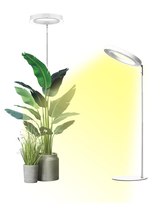 Plant Grow Light,yadoker LED Growing Light Full Spectrum for Indoor Plants,Height Adjustable, Automatic Timer, 5V Low Safe Voltage,Idea for Large Plant Light