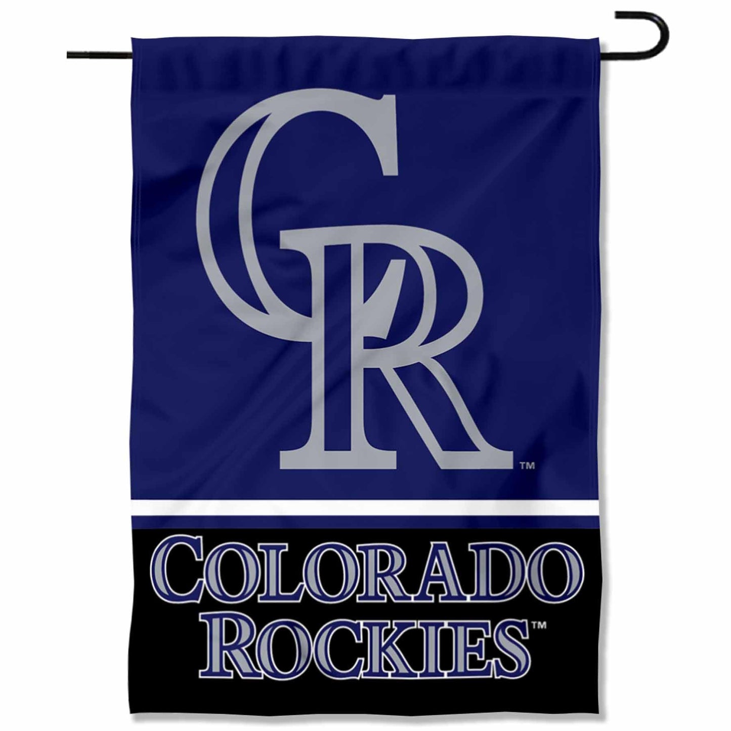 Colorado Rockies Double Sided Garden Flag