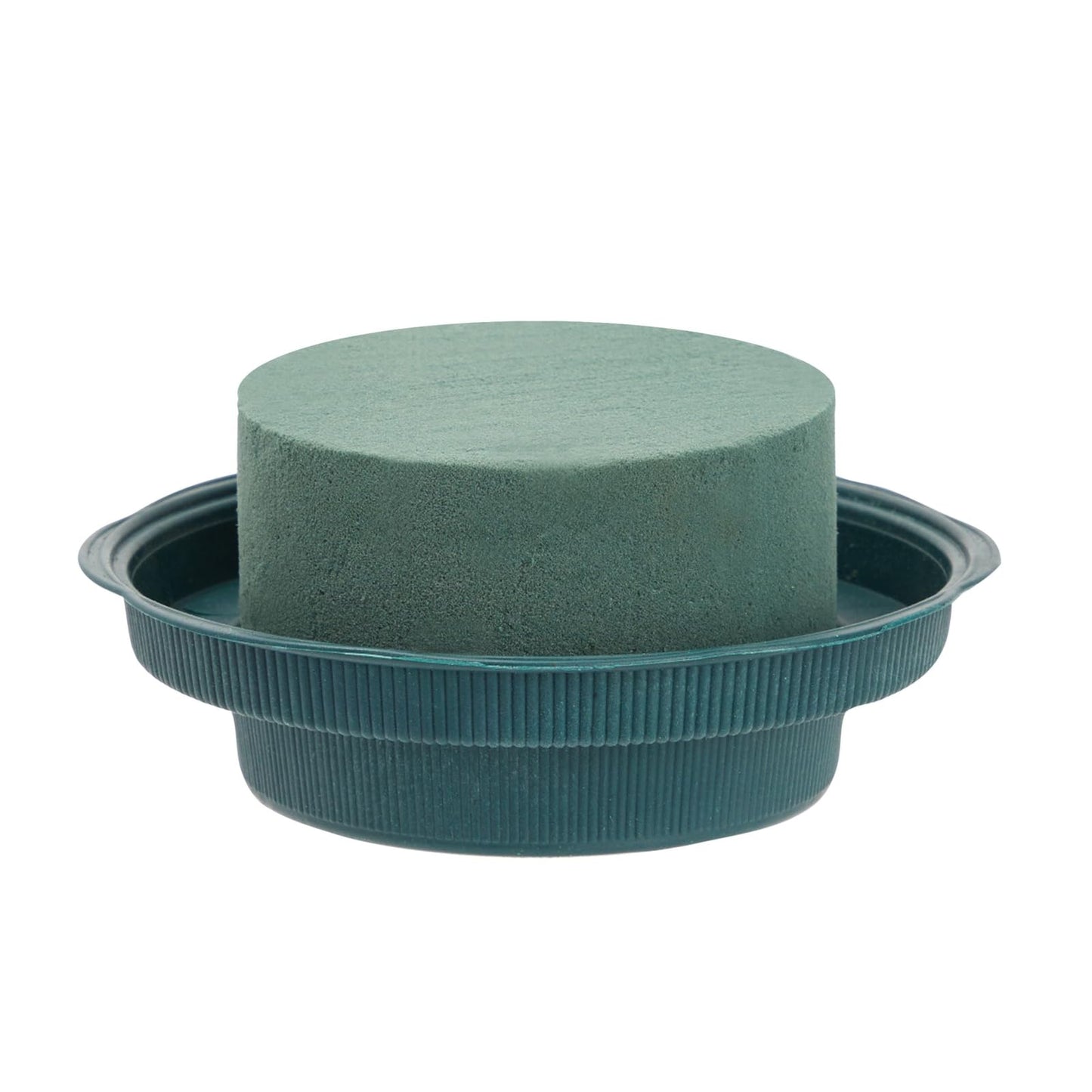Juvale Flower Arrangements Supplies Wet Floral Foam Round - 6-Pack 4.7 x 2 in Round Green Plastic Vase Inserts - Floral Supplies for Fresh Flowers