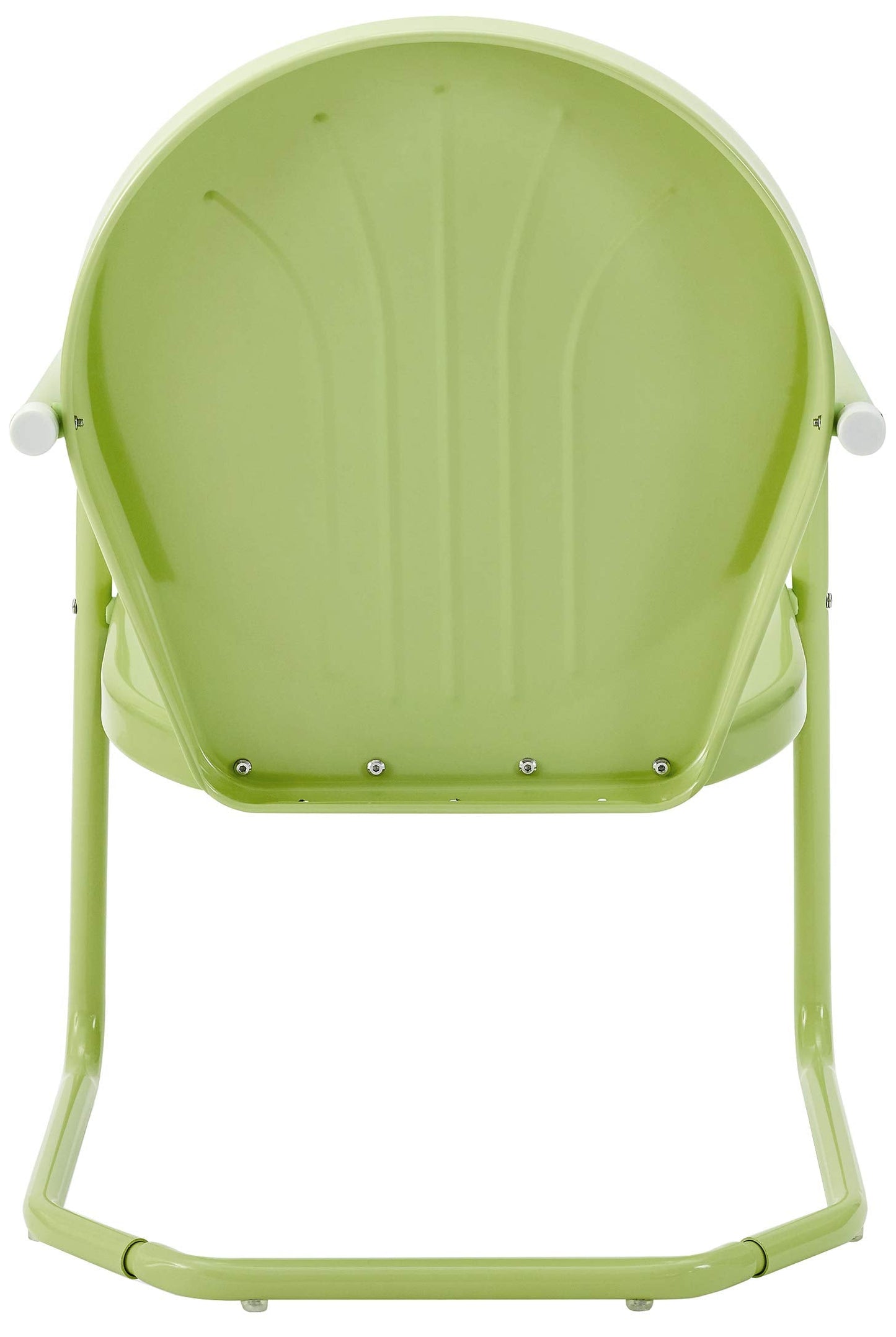 Crosley Furniture Griffith Outdoor Chair, Retro Metal Patio Chairs for Dining, Porch, Deck, Balcony, Key Lime