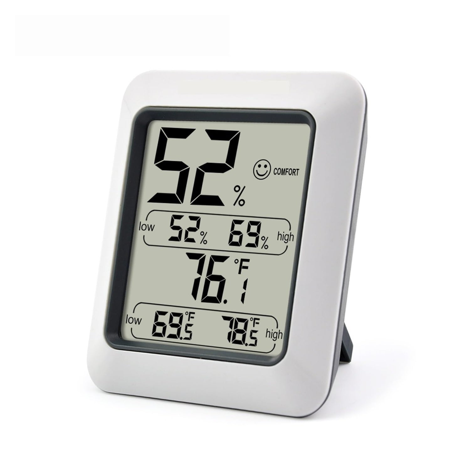 CVGfko Digital Thermometer Hygrometer Indoor Electronic Environmental Room Thermometer Weather Station for Home