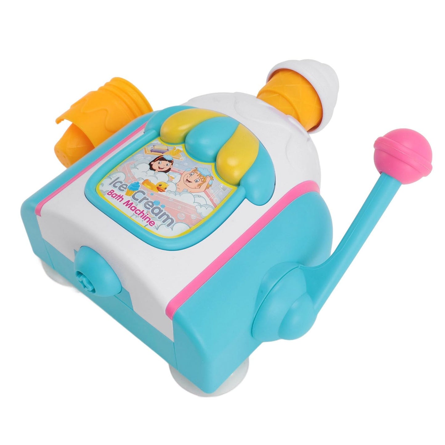 Eacam Bath Bubble Ice Cream Toy Encourage Imaginative Play, Safe Play Environment, Creative Idea Maker, Sturdy Material, Special Holiday Scenes, Insert Your