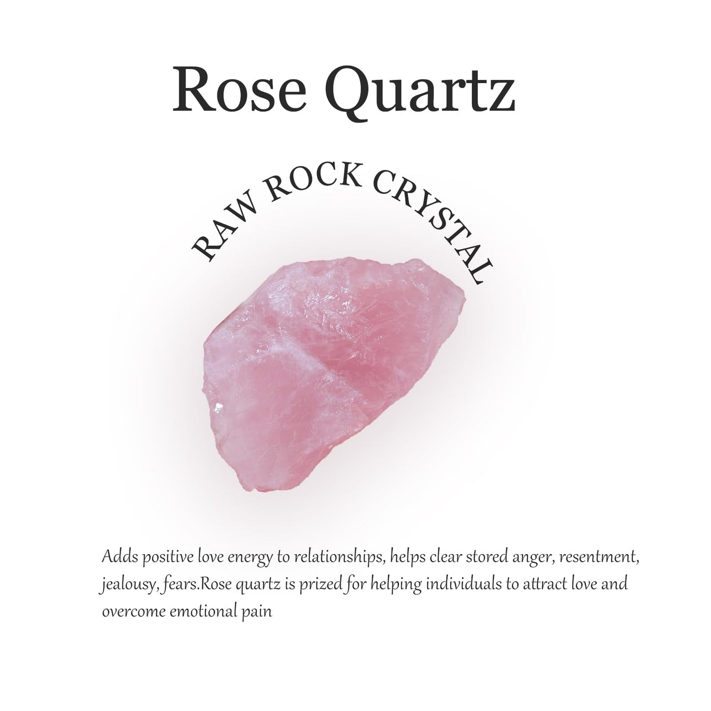 Apengshi 1.2-2'' Rose Quartz Raw Stone Natural Crystal Healing Crystal and Stone Rough Rocks for Fountain Home Garden Decor Meditation