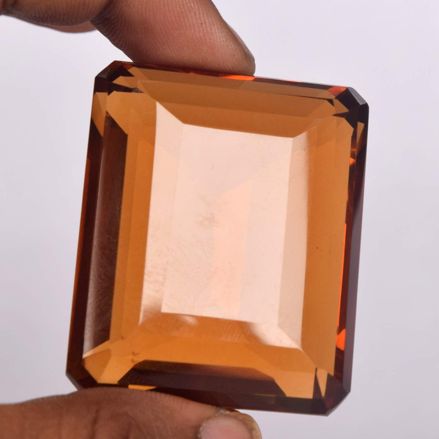 Jewelry Making Yellow Citrine 145.50 Ct Emerald Cut Loose Yellow Citrine, Faceted Birthstone Yellow Citrine Gem