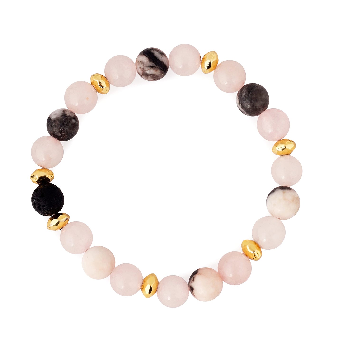 RIANGI Healing Bracelet For Women Crystal Bracelet Chakra Beaded Bracelets Rose Quartz Crystals And Healing Stones Bracelet Calming Stretch Bracelet